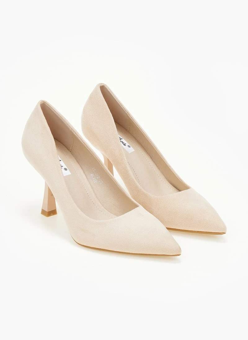 The Fashion Project Γόβες Suede με λεπτό τακούνι - Μπεζ - Image 6