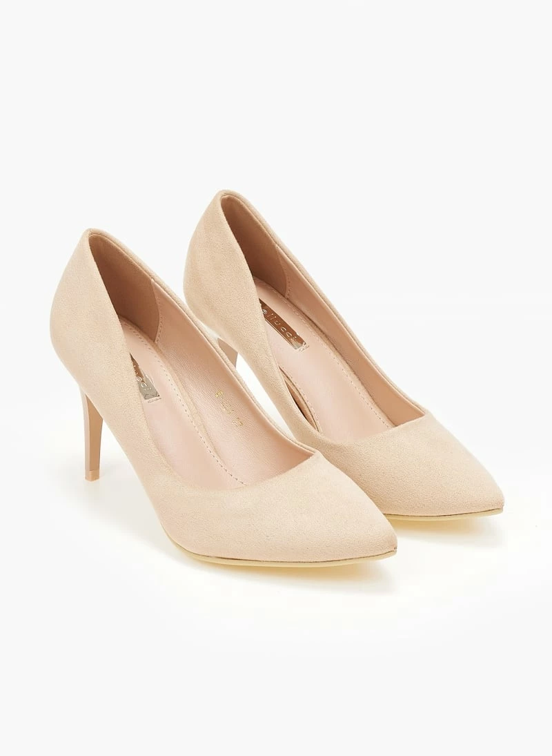 The Fashion Project Γόβες Suede μυτερές - Μπεζ - Image 2