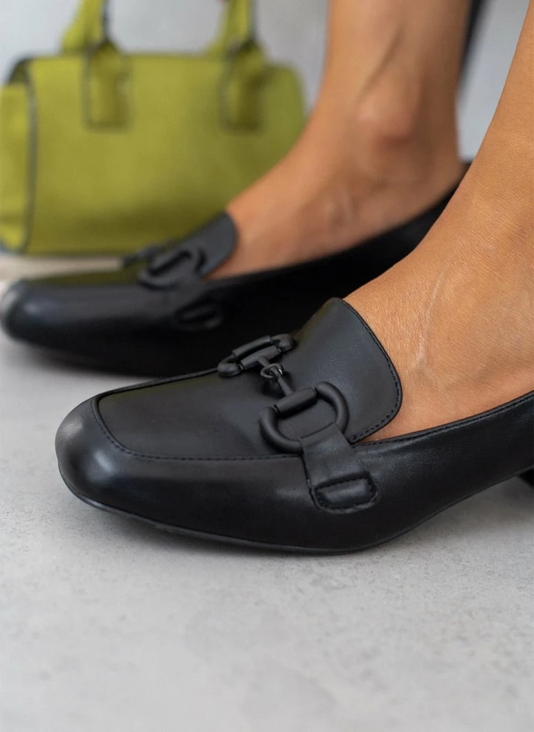 The Fashion Project Loafers με αγκράφα στο ίδιο χρώμα - Μαύρο - Image 8