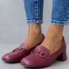The Fashion Project Loafers με αγκράφα στο ίδιο χρώμα - Μπορντό