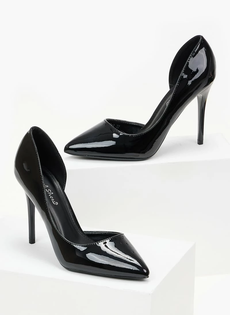 The Fashion Project Γόβες λουστρίνι με άνοιγμα στο πλάι - Μαύρο - Image 6