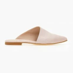 Mules με ασύμμετρο σχέδιο Estil - Nude