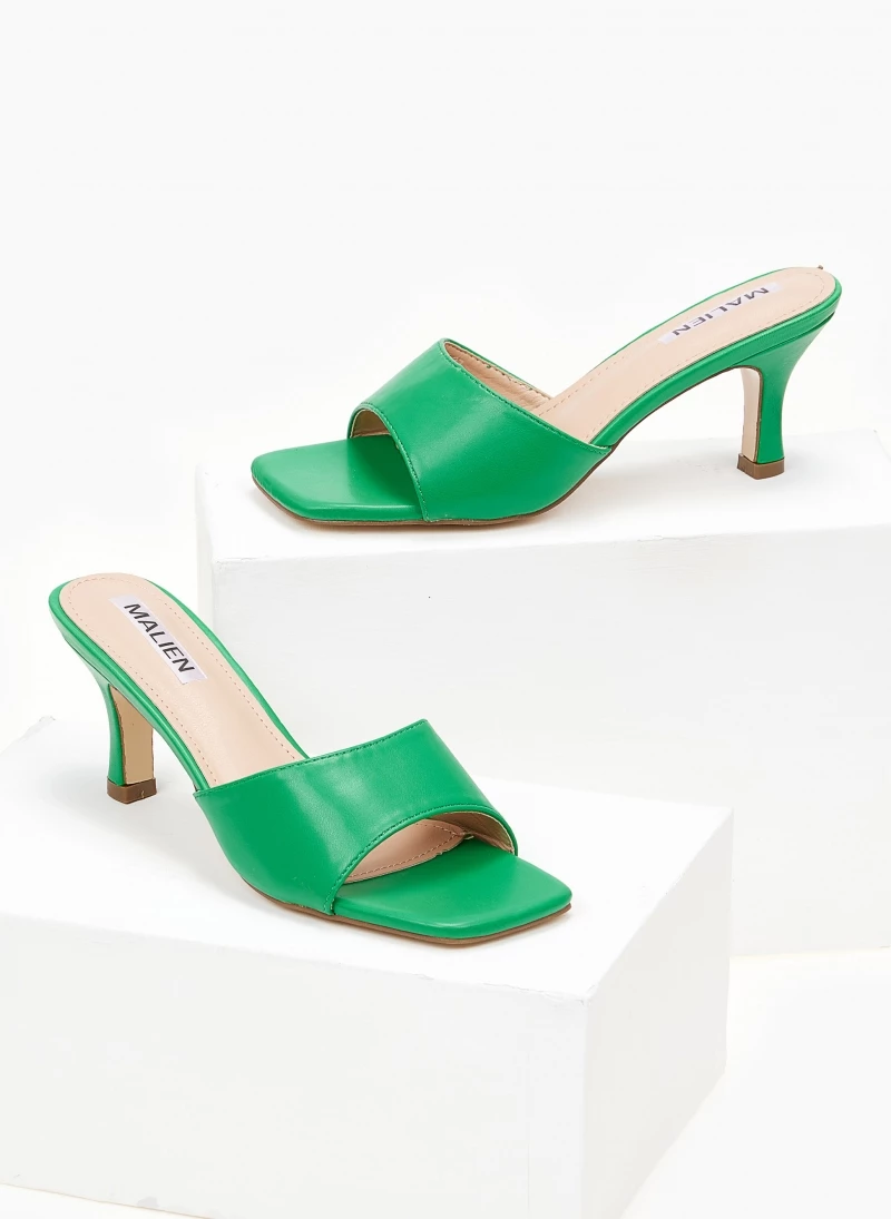 The Fashion Project Mules με φαρδιά φάσα - Πράσινο - Image 3