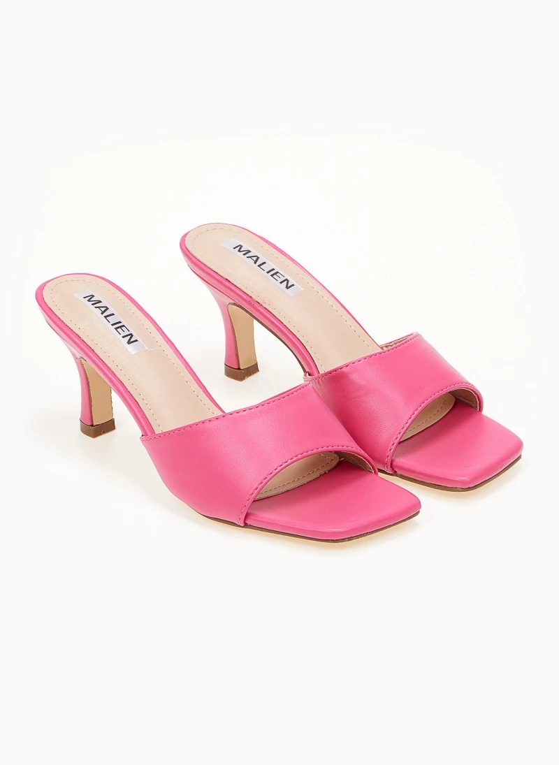 The Fashion Project Mules με φαρδιά φάσα - Φούξια - Image 4