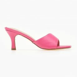 The Fashion Project Mules με φαρδιά φάσα - Φούξια