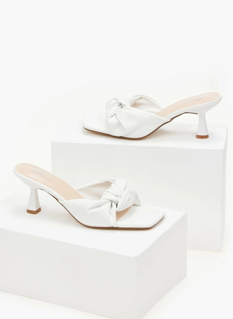 The Fashion Project Mules με κόμπο - Λευκό - Image 3