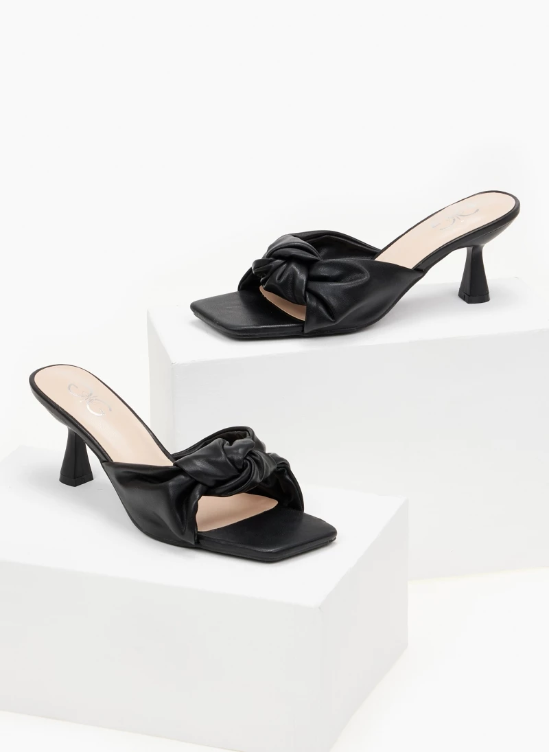 The Fashion Project Mules με κόμπο - Μαύρο - Image 2