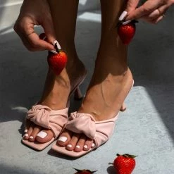 The Fashion Project Mules με κόμπο - Ροζ