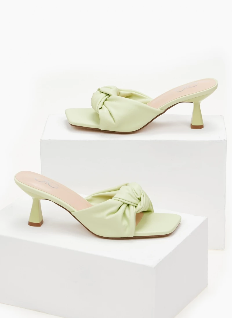 The Fashion Project Mules με κόμπο - Βεραμάν - Image 6