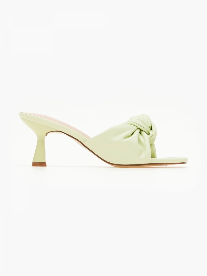 The Fashion Project Mules με κόμπο - Βεραμάν - Image 2