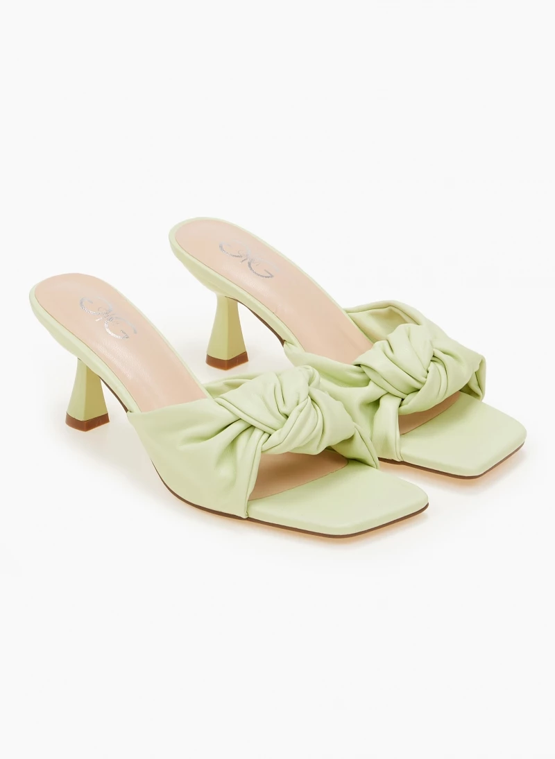 The Fashion Project Mules με κόμπο - Βεραμάν - Image 5