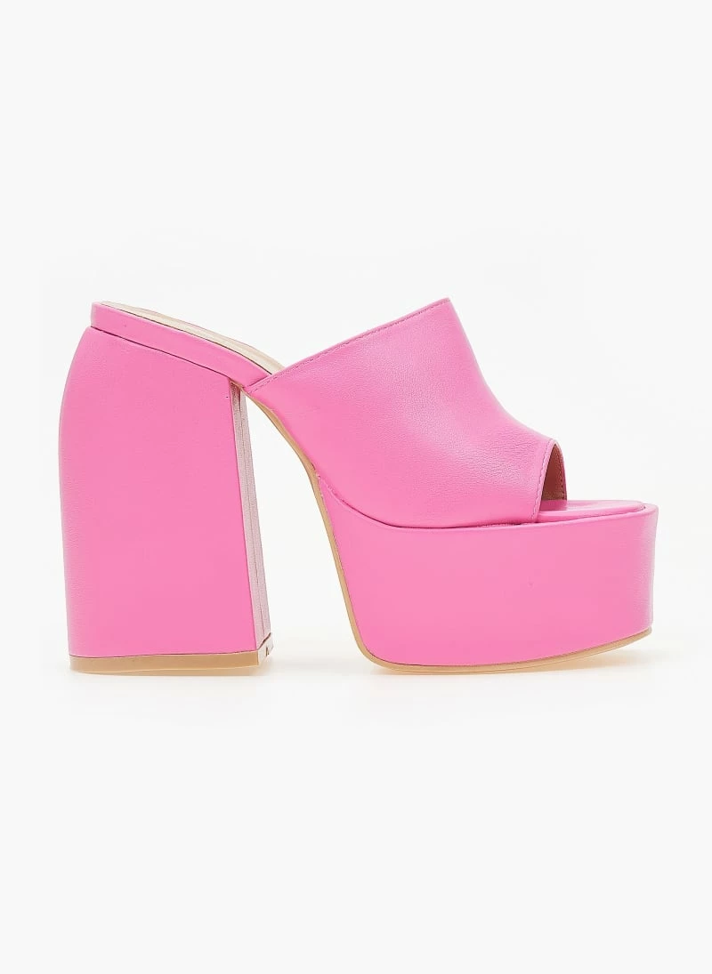 The Fashion Project Mules με Platform σόλα - Φούξια - Image 2