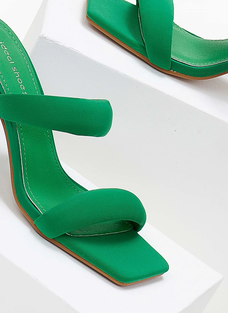 The Fashion Project Mules με Puffed φάσες - Πράσινο - Image 4