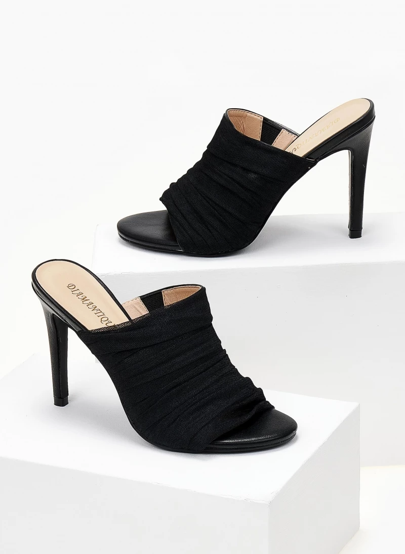 The Fashion Project Mules με τούλι - Μαύρο - Image 6