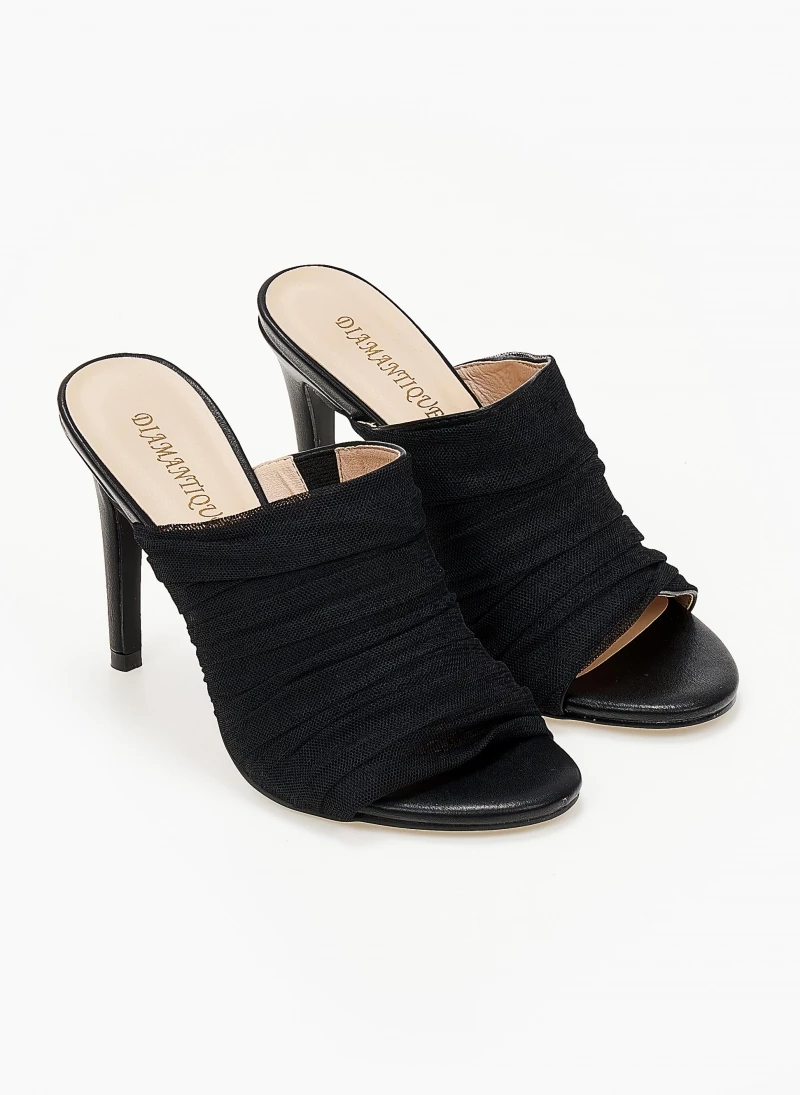 The Fashion Project Mules με τούλι - Μαύρο - Image 3