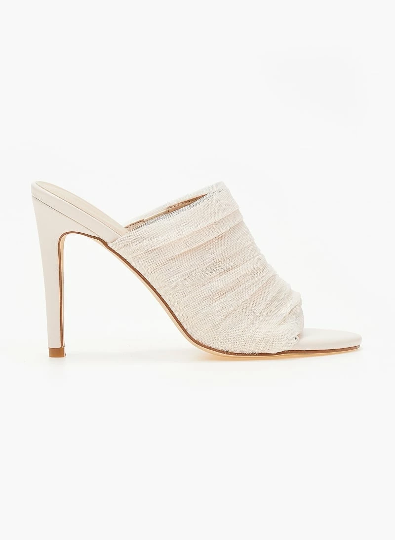 The Fashion Project Mules με τούλι - Μπεζ - Image 2