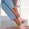 The Fashion Project Mules με τούλι - Ροδακινί