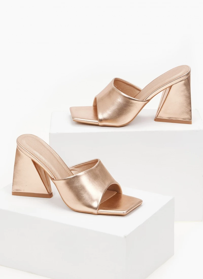 The Fashion Project Mules με τρίγωνο τακούνι - Χαλκός - Image 4