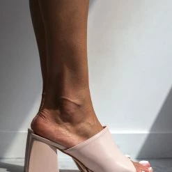 The Fashion Project Mules με χοντρό ιδιαίτερο τακούνι - Ροζ