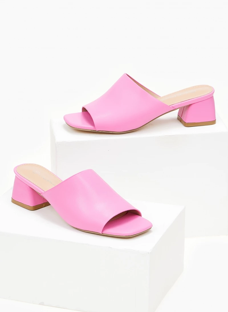 The Fashion Project Mules με χωστή φάσα - Φούξια - Image 3