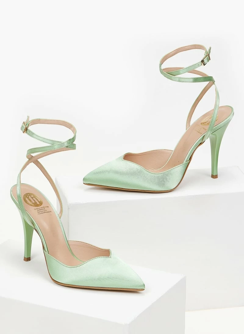 Γόβες μυτερές με δέσιμο Tfp - Βεραμάν - Image 3