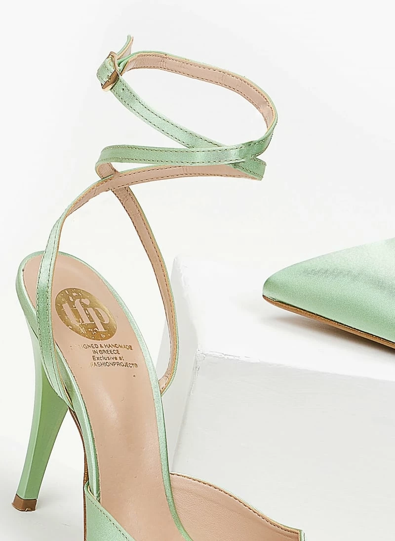 Γόβες μυτερές με δέσιμο Tfp - Βεραμάν - Image 6