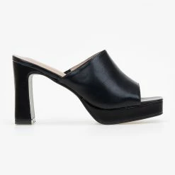 The Fashion Project Mules πέδιλα με χωστή φάσα - Μαύρο