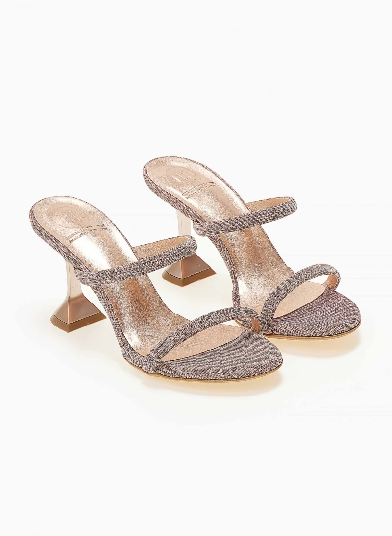 Mules από ύφασμα ιριδίζον Tfp - Χαλκός - Image 6