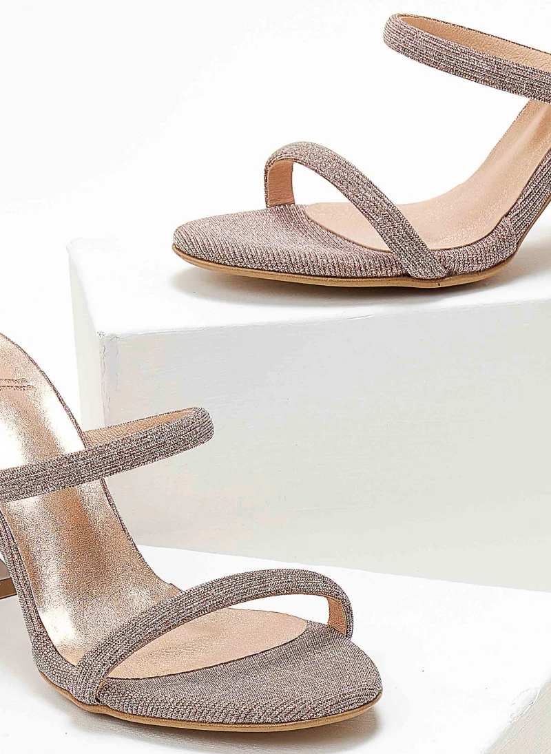 Mules από ύφασμα ιριδίζον Tfp - Χαλκός - Image 3