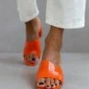 Mules με λοξή φάσα Tfp - Πορτοκαλί