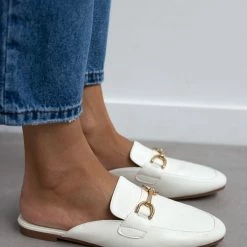 The Fashion Project Mules κλειστά με εξωτερική ραφή - Λευκό