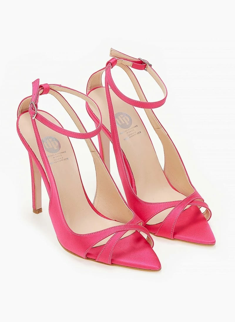 Estil Πέδιλα σατέν μυτερά Tfp - Φούξια - Image 5