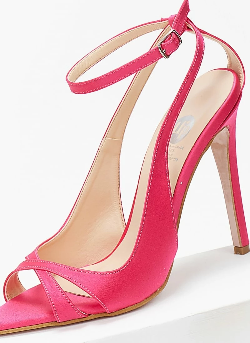 Estil Πέδιλα σατέν μυτερά Tfp - Φούξια - Image 6