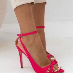 Estil Πέδιλα σατέν μυτερά Tfp - Φούξια