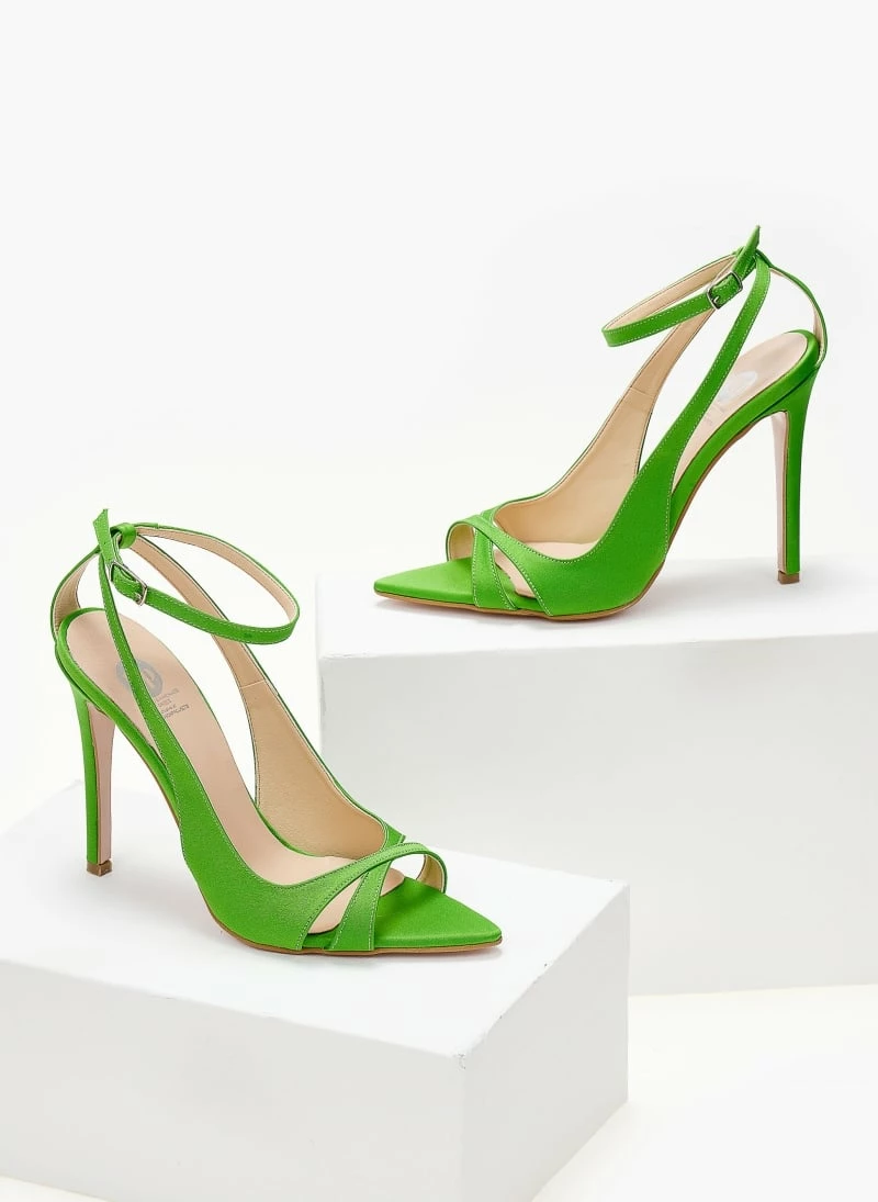 Estil Πέδιλα σατέν μυτερά Tfp - Λαχανί - Image 3