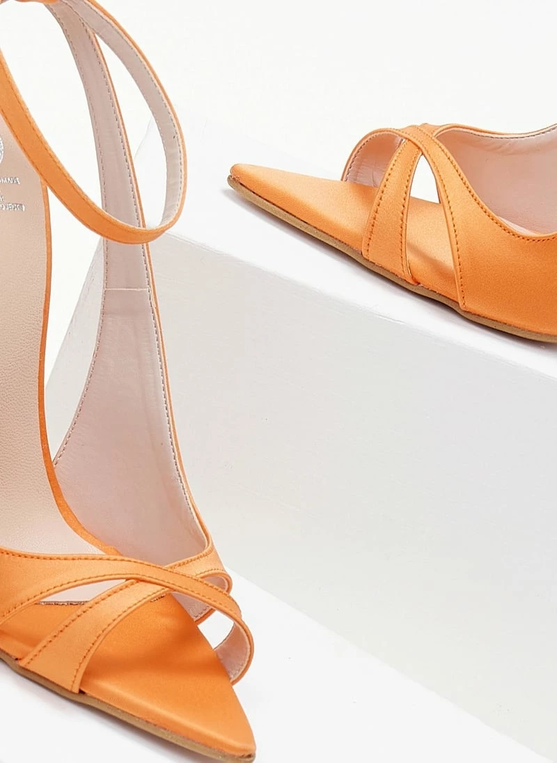 Estil Πέδιλα σατέν μυτερά Tfp - Πορτοκαλί - Image 4