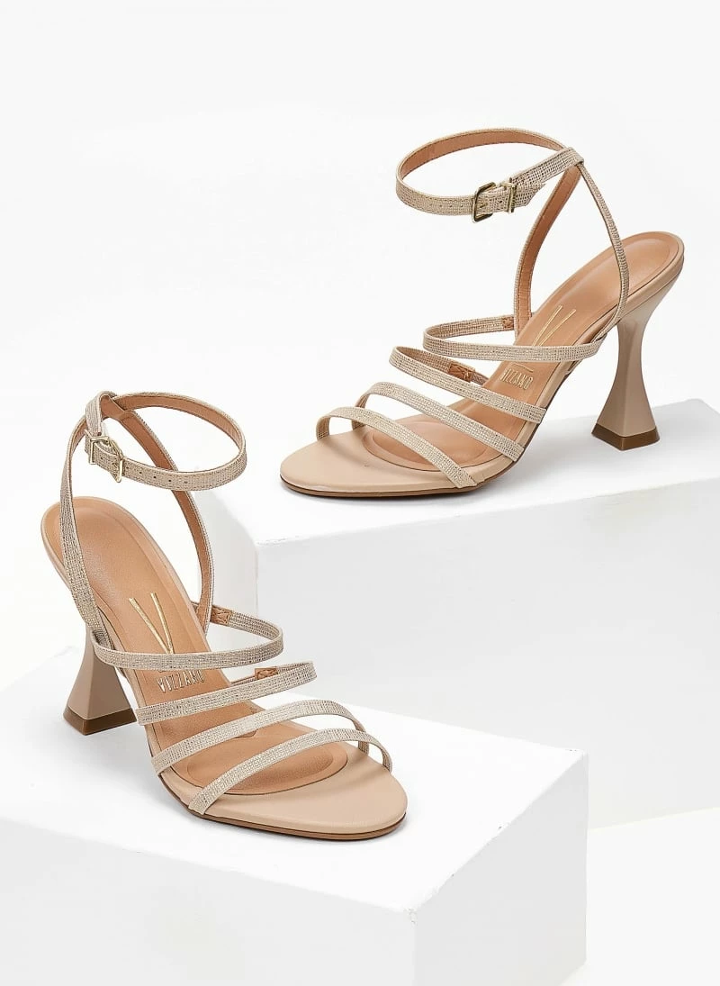 Πέδιλα με ανάγλυφο Pattern VIZZANO 6462.102 - Χρυσό - Image 6