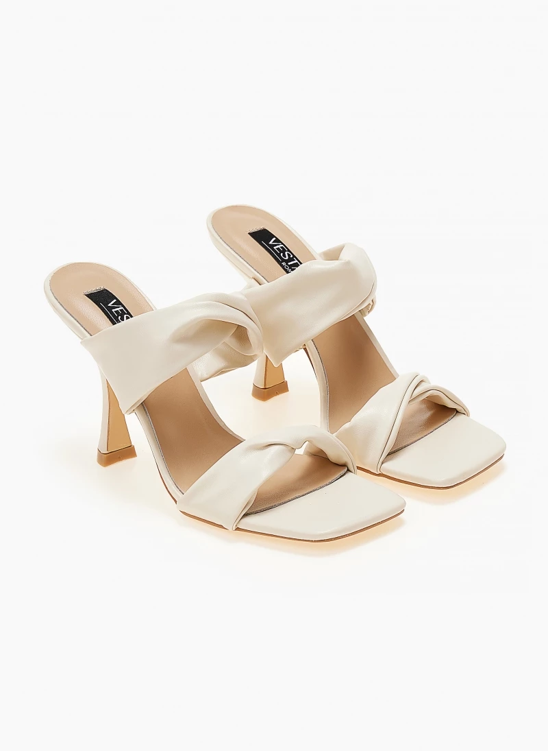 The Fashion Project Πέδιλα με διχρωμία στις φάσες - Μπεζ - Image 2