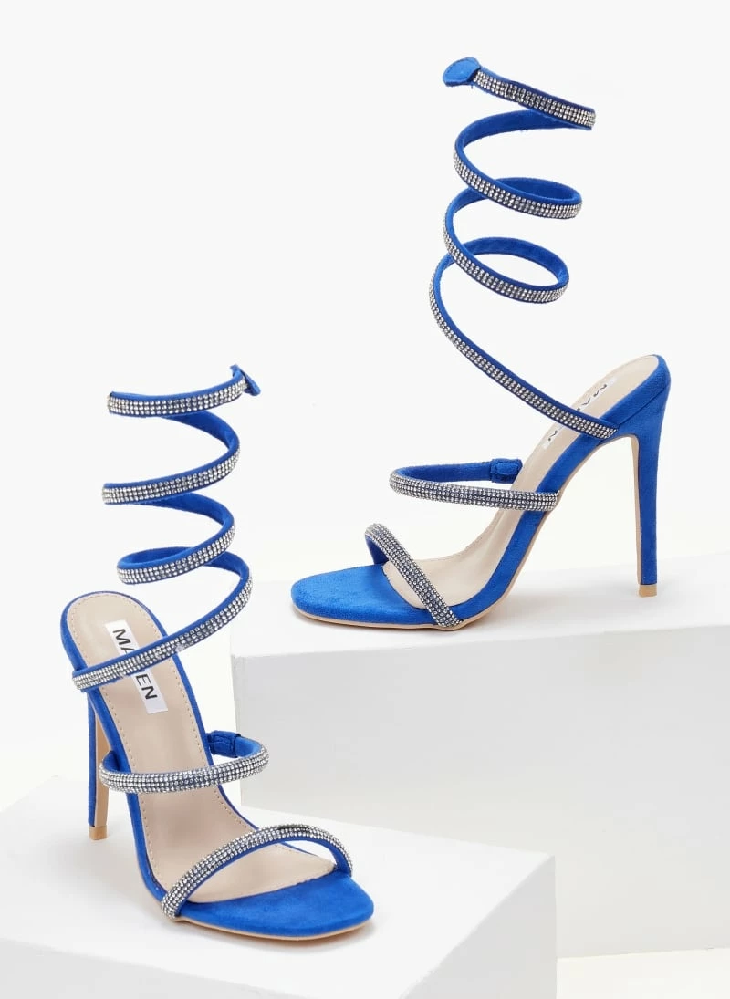 The Fashion Project Πέδιλα με έλασμα με Strass - Μπλε - Image 2