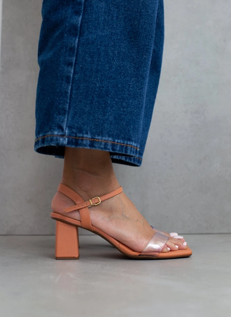 VIZZANO Πέδιλα με φάσα διαφάνεια VISSANO 6455.102 - Ροδακινί - Image 7