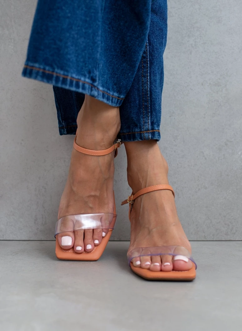 VIZZANO Πέδιλα με φάσα διαφάνεια VISSANO 6455.102 - Ροδακινί - Image 4