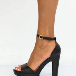 Πέδιλα με φιάπα και μπαρέτα VIZZANO 6292.217 - Μαύρο