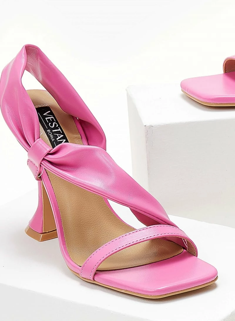 The Fashion Project Πέδιλα με μαλακή λοξή φάσα - Φούξια - Image 6