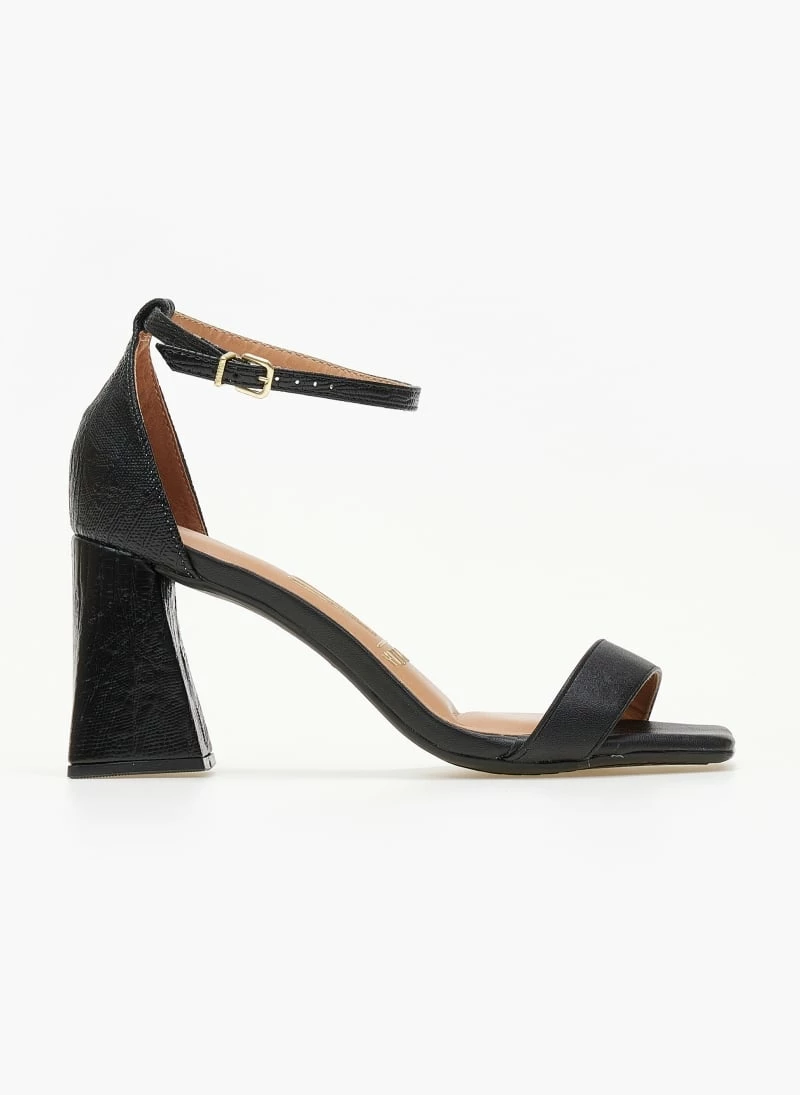 Πέδιλα με Pattern στο τακούνι VIZZANO 6464.102 - Μαύρο - Image 2