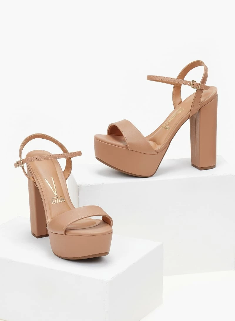 Πέδιλα με ψηλή φιάπα VIZZANO 6282.455 - Nude - Image 2