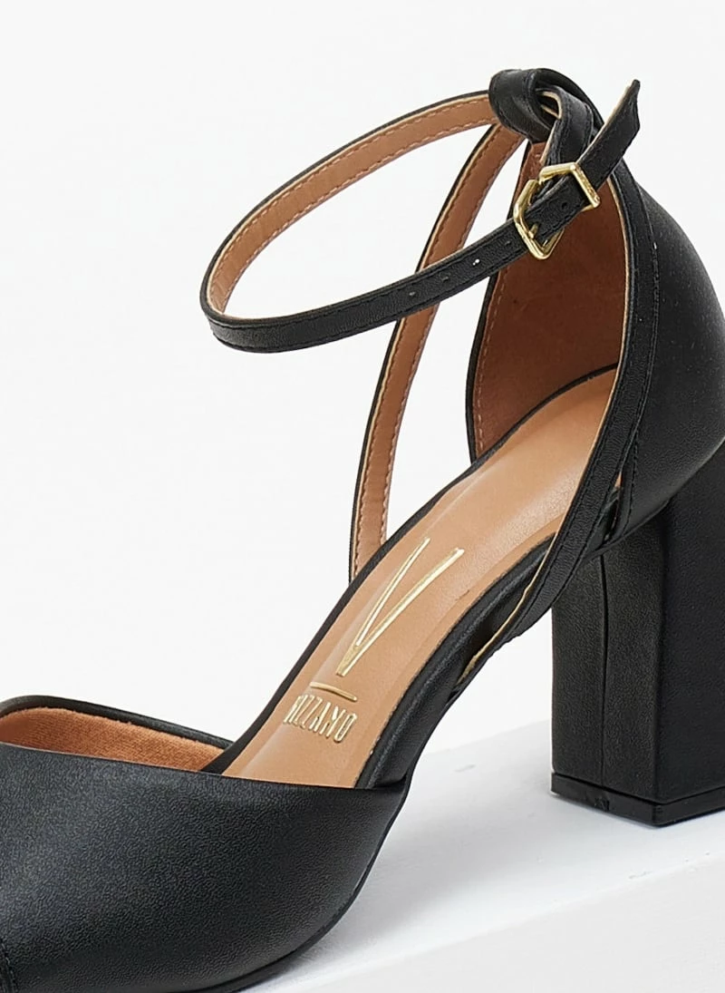 Πέδιλα με τακούνι καμπάνα VIZZANO 6464.106 - Μαύρο - Image 5