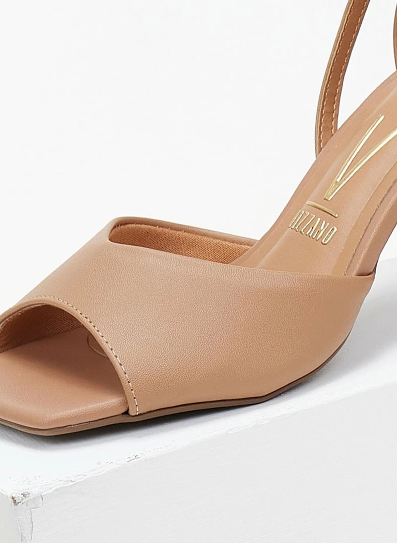 Πέδιλα με τακούνι καμπάνα VIZZANO 6464.106 - Nude - Image 6