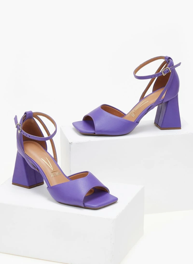 Πέδιλα με τακούνι καμπάνα VIZZANO 6464.106 - Μωβ - Image 3