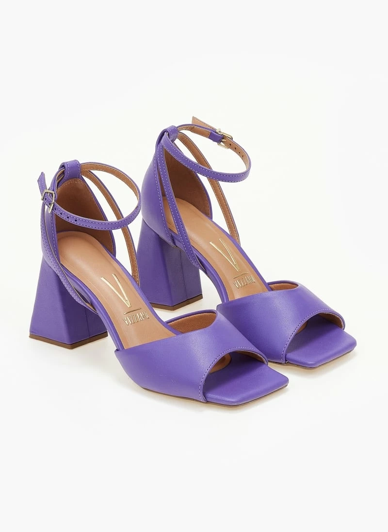 Πέδιλα με τακούνι καμπάνα VIZZANO 6464.106 - Μωβ - Image 6