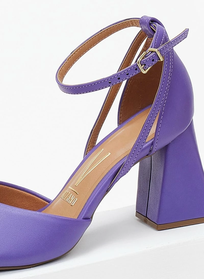 Πέδιλα με τακούνι καμπάνα VIZZANO 6464.106 - Μωβ - Image 5